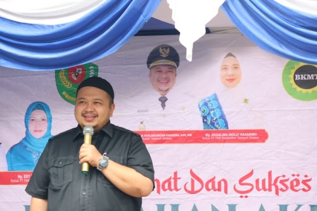 Bupati Dolly Pasaribu Apresiasi BKMT Tapsel Yang Telah Beri Semangat Ke Daerah Lain