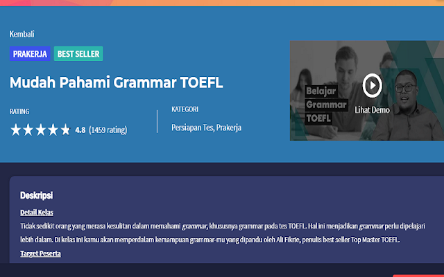 pahami grammar toefl