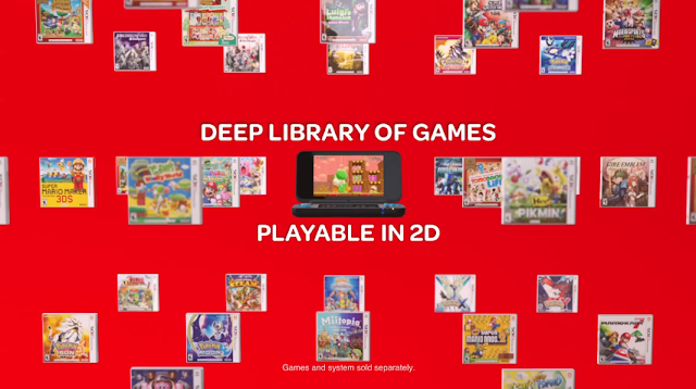 New Nintendo 2DS XL library of games