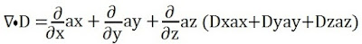 Divergence theorem formula