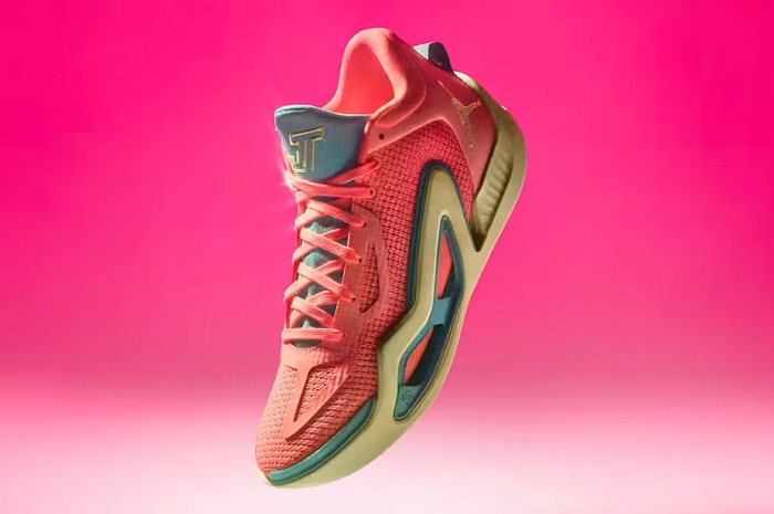 Jayson Tatum's Jordan Tatum 1 Jumpman Sneakers Pink Lemonade