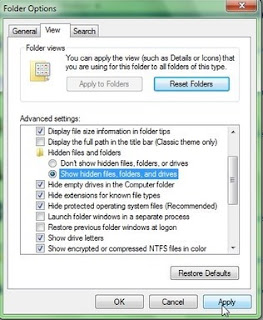 Cara Menampilkan File/Folder Tersembunyi (Hidden) Windows 7/8/10