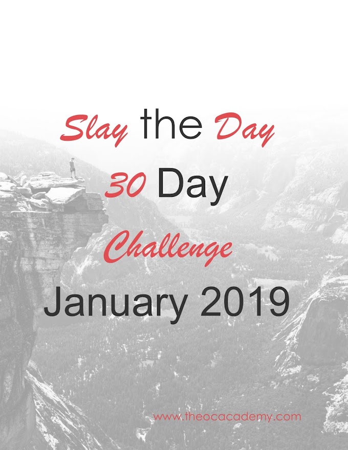 Slay the Day | 30 Day Challenge  | January