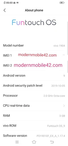 vivo y12(1904) firmware