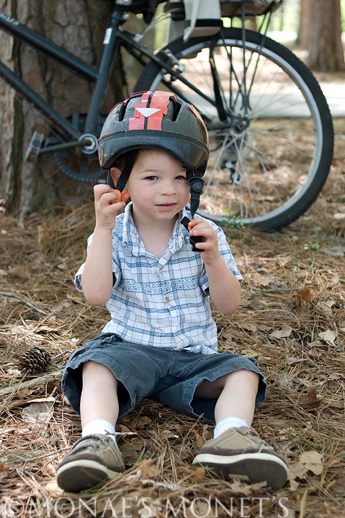 Scott putting on helmet 3 blog