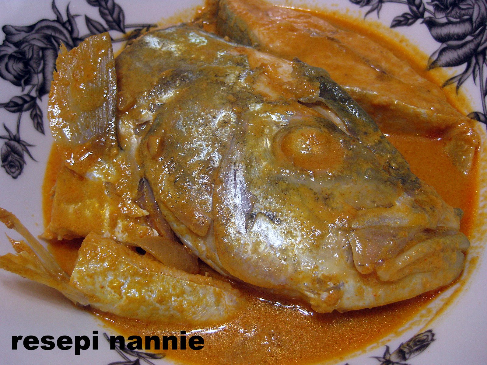 RESEPI NANNIE: Kari kepala ikan nyok-nyok