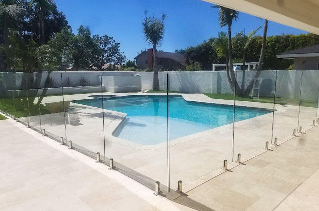 frameless glass pool fences