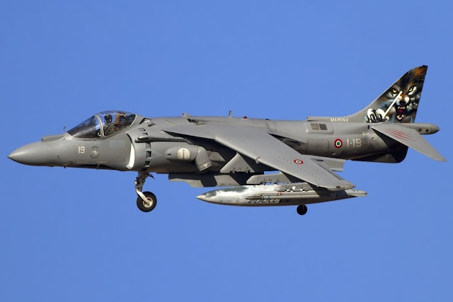 Italian Navy Harrier accident mishap