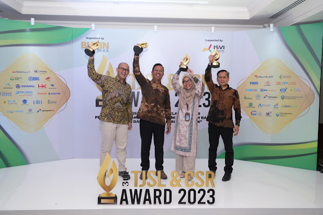  PT.Bukit Asam (PTBA) Raih 4 Penghargaan di Ajang TJSL & CSR Award 2023
