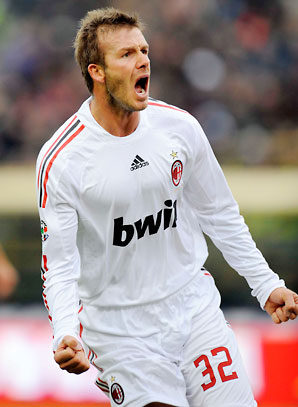 United man David Beckham,
