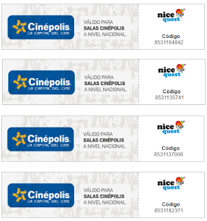 Boletos cinepolis 