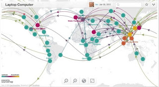 travel map- how far does your stuff travel?