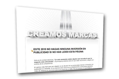 creamos marcas - landing page