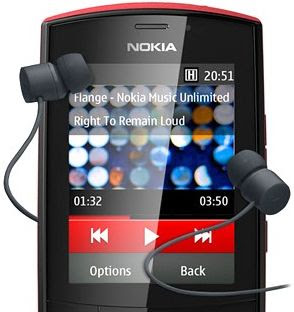 Nokia Asha 303, dual input dan fitur musik