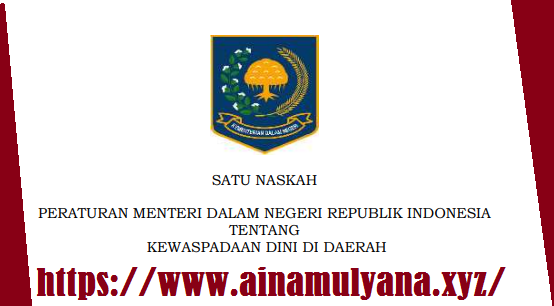 Satu Naskah Permendagri Tentang Kewaspadaan Dini Di Daerah