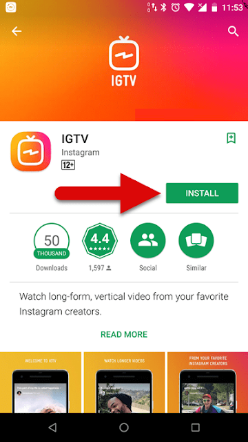 كيفية إنشاء قناة فيديو في انستقرام تي في IPTV