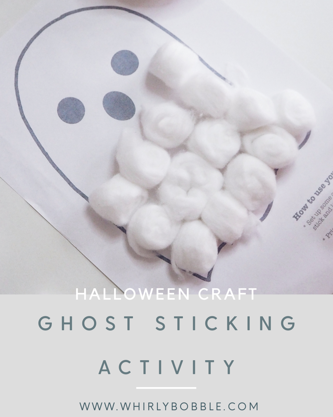 Free printable - Halloween sticking activity