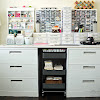 Craft Room Work Table - How To Organize A Craft Room Work Space The Happy Housie - Easy to make drop down work table.
