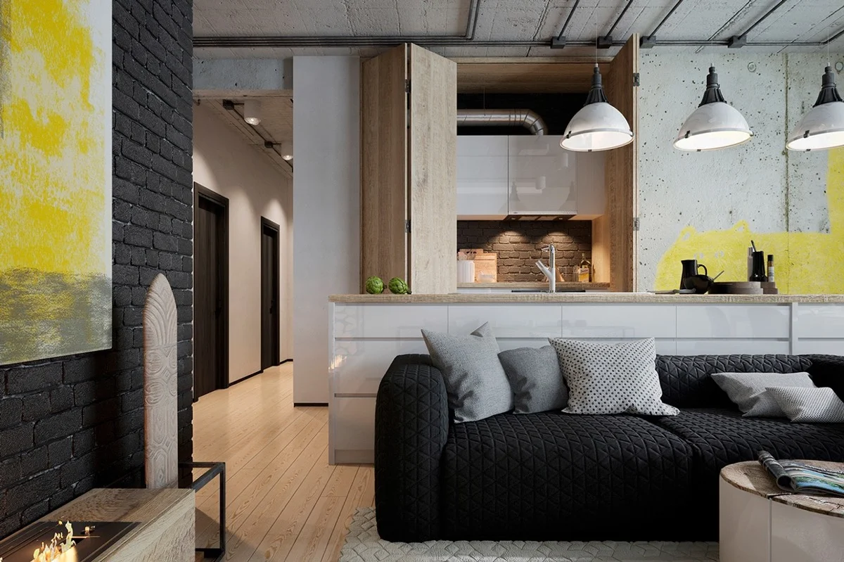 Industrial Style Living Room Design: The Essential Guide#02 Industrial Style Living Room Design: The Essential Guide#02