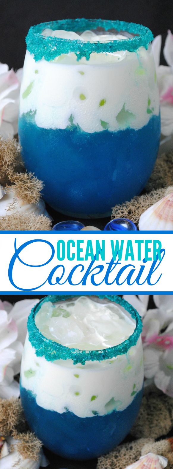 Ocean Water Cocktail Recipe #drinks #summer