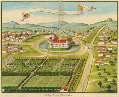 Verbovecz castle in Status familiae Patachich 1740