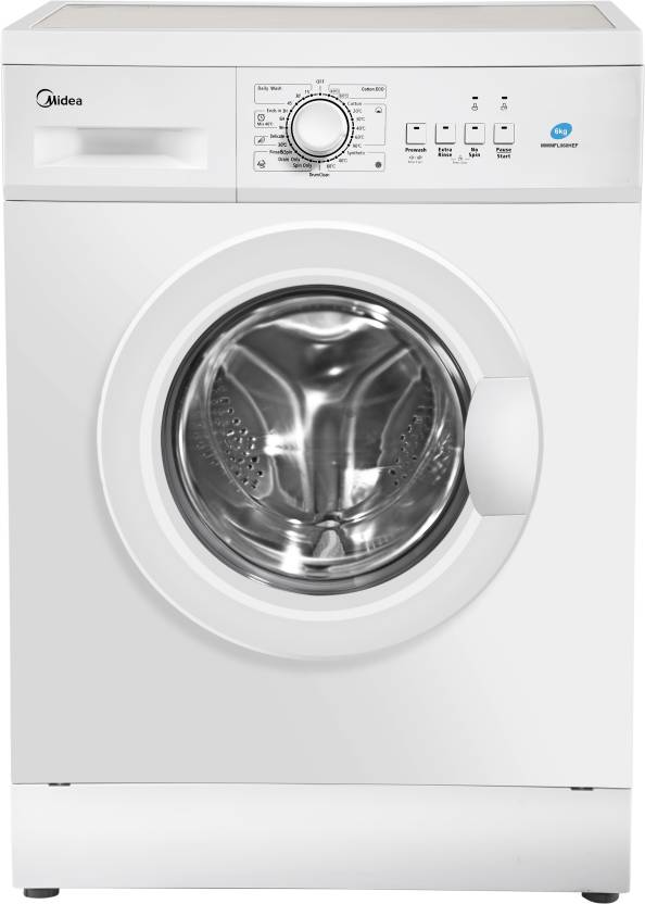 Midea 6 kg Fully Automatic Front Load Washing Machine White - FLIP1DEALS