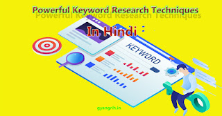 Powerful keyword research techniques:The Ultimate Guide In Hindi