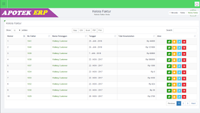 Aplikasi Apotek + Kasir Menggunakan Codeigniter Support Barcode