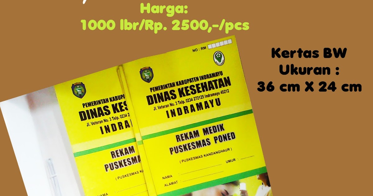 Map Rekam Medis Puskesmas  Alfi Percetakan dan Digital 