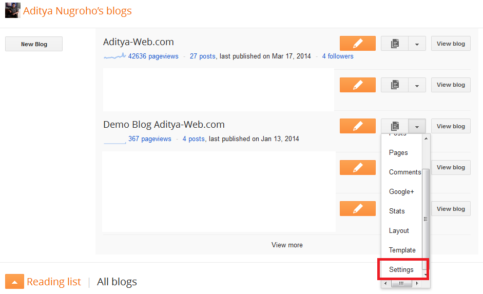 Tutorial Cara Membuat Subdomain di Blogger