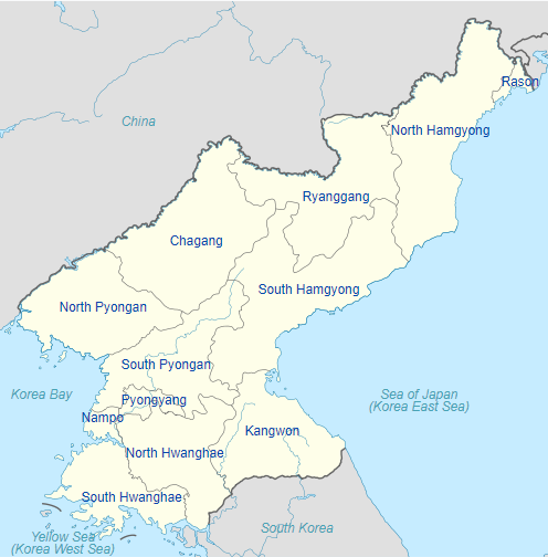 Pembagian wilayah administratif Korea Utara