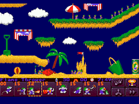 Lemmings 2: The Tribes Box Shot for Genesis - GameFAQs