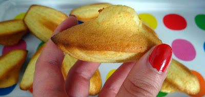 Madeleine sans coque au chocolat