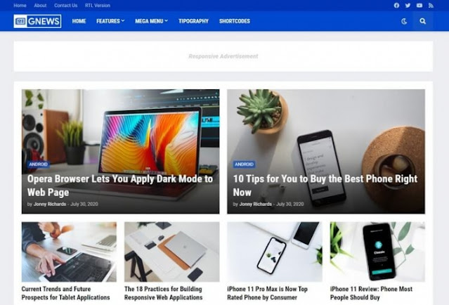 Premimum Technology Blogger Templates 2022 Free Download