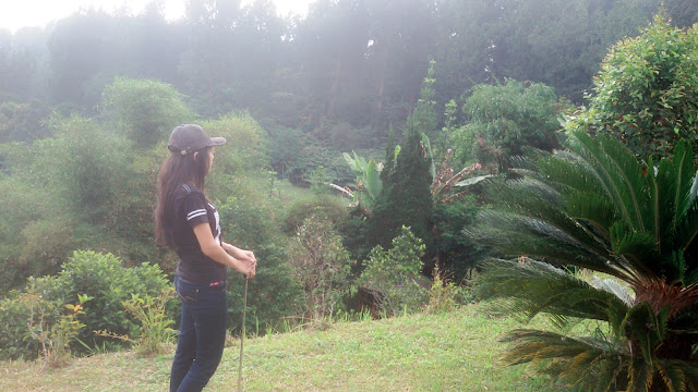 panorama diatas gunung di situ gunung sukabumi