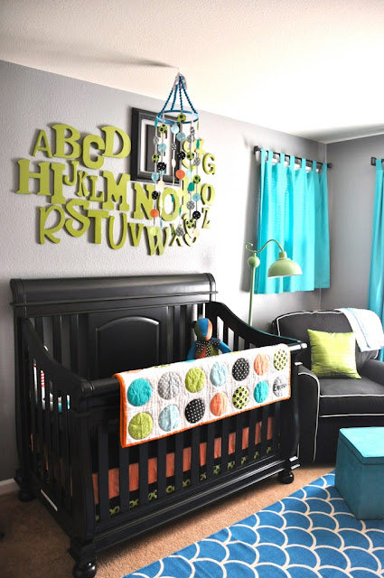 DIY Nursery Letters Wall Decor