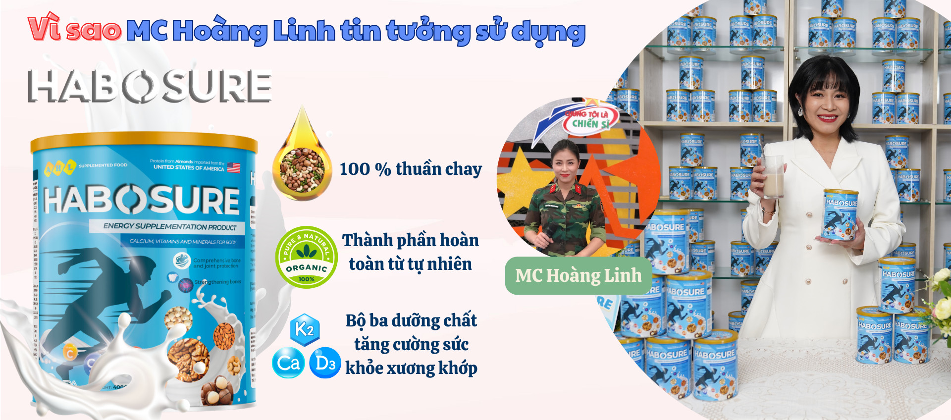 Sữa hạt xương khớp Habosure - Bổ sung dưỡng chất cho Cơ Xương Khớp