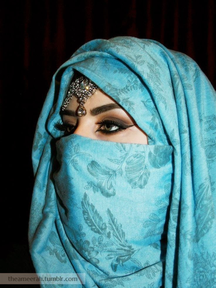 Hijab fashion We Heart It eyes niqab  and fashion