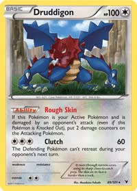 Druddigon Pokemon Card Noble Victories Set