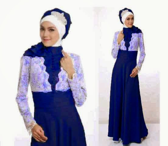 baju gamis pesta brokat