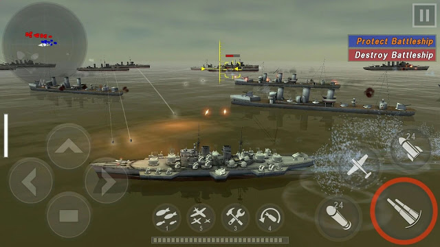 warship battle 3d hileli apk indir
