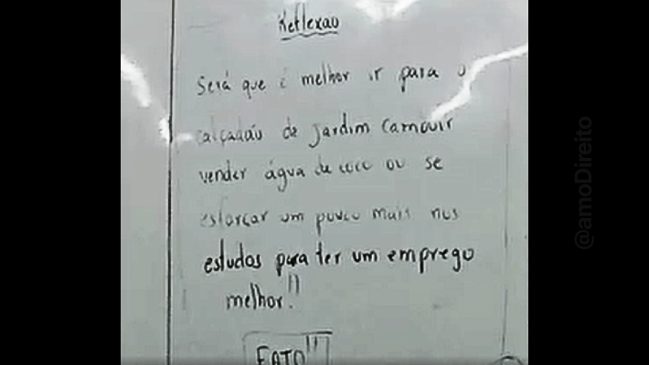 professor demitido aluno vende agua coco ajudar familia