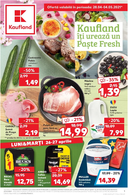 Kaufland Promotii + Catalog-Brosura 28.04 - 04.05 2021