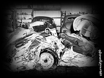 IMAGENS RARAS: Porsche que matou James Dean num acidente 1955