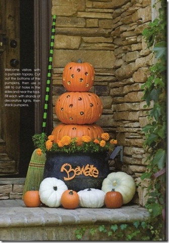 pumpkin topiary