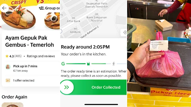 Cara Order Pickup Sendiri Grab Food Dengan Mudah