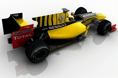 2010 Renault R30 Rear Angle View