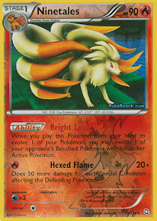 Ninetales Dragons Exalted Pokemon Card