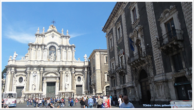  Sicília; Barroco siciliano; villa; palazzo; piazza; chiesa; Sant'Agata; Duomo; Fontana; Fonte do elefante; Duomo