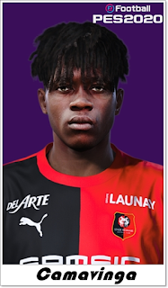 PES 2020 Faces Eduardo Camavinga by Shaft